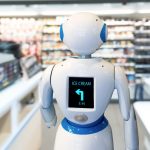 Robot en tienda de alimentación